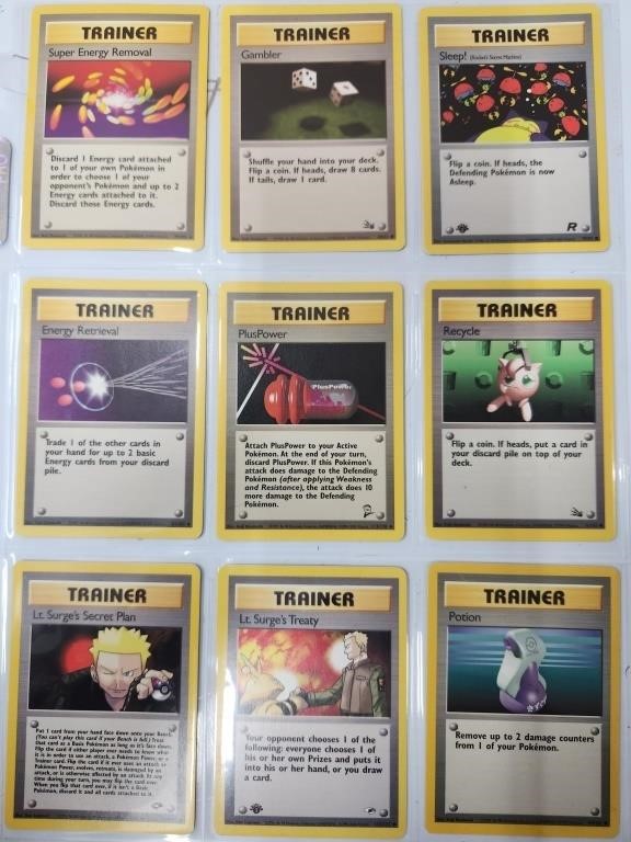 Pokémon Trainer Cards 9