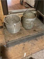 2- aluminum crawfish pots