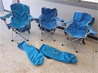 3 Foldable Chairs