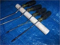Electrican's Offset Screwdrivers-Slotted/Phillips