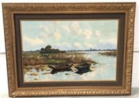 Signed Campen Oil On Canvas
