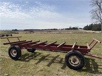 20’ round bale wagon