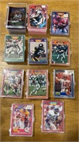—-lot of loose football cards