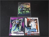 RUSSELL WILSON AUTOGRAPH CARD LOT COA