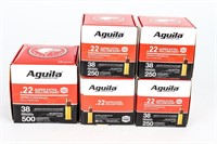 Ammo 1500 Rounds of Aguila .22LR Super Extra