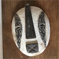 Aboriginal Carved Mask 13" Some Loss