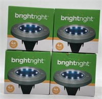 (A) Brightright outdoor solar lights