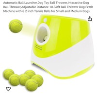 Automatic Ball Launcher, Dog Toy Ball Thrower
