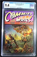COMMIES FROM MARS #2 CGC 9.4 DOUBLE COVER!