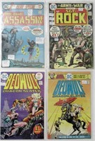 (4) DC COMICS - BEOWULF #1 & #5, SGT ROCK #265