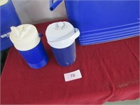 Coolers, water jugs