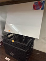 2 Pack Canvas 16x20 & Plastic Storage Bins