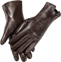 SIZE : L - MaxW Winter Women's Leather Gloves