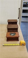 3 Jewelry boxes (used)