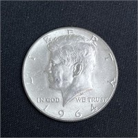 1964 Kennedy Silver Half Dollar