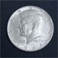 1964 Kennedy Silver Half Dollar