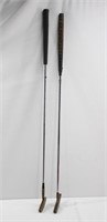 2pc Vintage Golf Putters (One Long Horn)