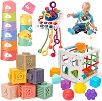 4 in 1 Baby Toys 6-12-18 Months, Stacking Cups
