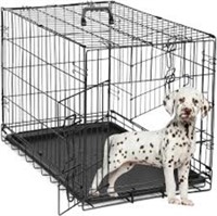 Crate For Dogs Double Doors,small Foldable Pet