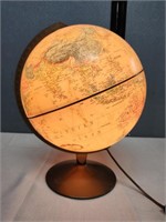 Lighted Electric World Globe