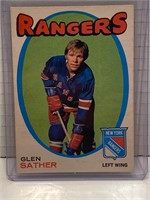 Glen Sather 1971/72 Card