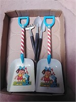 Vintage Metal Toy Sand Shovels & Play Gardening