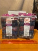 2 new boys 5 pack woven boxers size 6/7