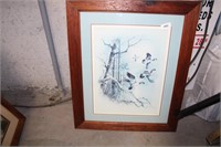 ANDRES DUCK PRINT & JOHN E BRADLY DECOY PICTURE