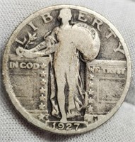 1927-S Standing Liberty Quarter 2nd Lowest