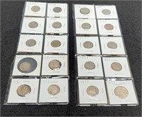 (20) Full Date Buffalo Nickels