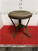 metal stool  10" diameter 12" tall