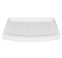 48”x 30” Alcove Shower Pan Base with Center Drain