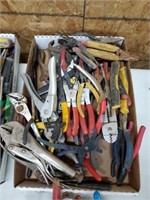 FLAT OF PLIERS, VISE GRIPS, WIRE STRIPPERS