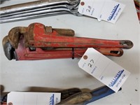 LOT OF (4) VARIOUS PIPE WRENCHES