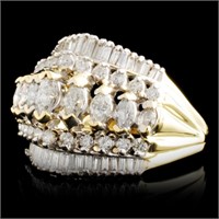 14K Gold Ring with 3.15ctw Diamonds