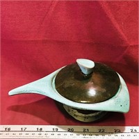Evangeline Pottery Covered Pot (Vintage)