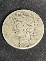 Peace Dollar Silver Coin $1 1922-S from large