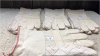 (4) New North Star Glove 100 % Cotton Gloves