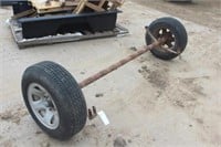Trailer Axle, With 15" Tires