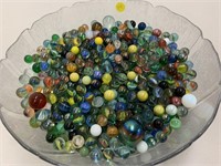 Over 10 pounds vintage etc marbles - some glow