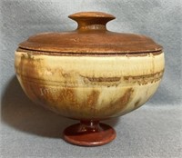 Unmarked Studio Pottery Bowl w/ Lid