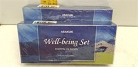 2 SEALED BOXES ASAKUKI WELLBEING SET 6 BOTTLES EA