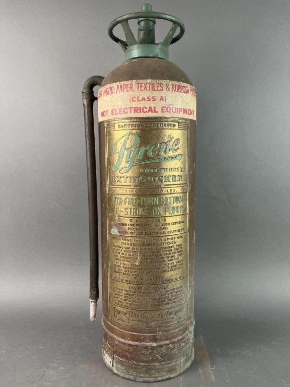 Antique Fire Extinguisher Pyrenees Anti-Freeze