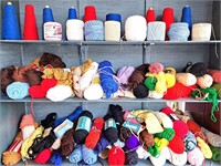 VINTAGE YARN & THREAD FOR CROCHETING & KNITTING