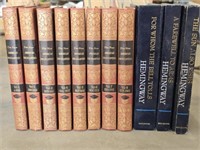 1958 American Encyclopedia Set + Hemingway