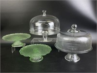 Selection of Glass Cake Stands