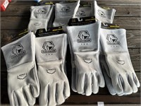 8 Pair Black Stallion Welding Gloves