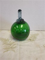 Glass apple 5.5"L