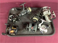 Lot With Seven Spinning And Bait Casting Reels