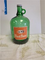 A&W vintage root beer jug 13"L